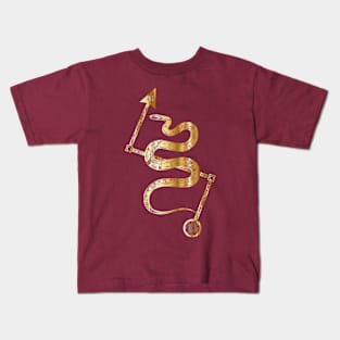 Pictish Serpent With Z Rod Kids T-Shirt